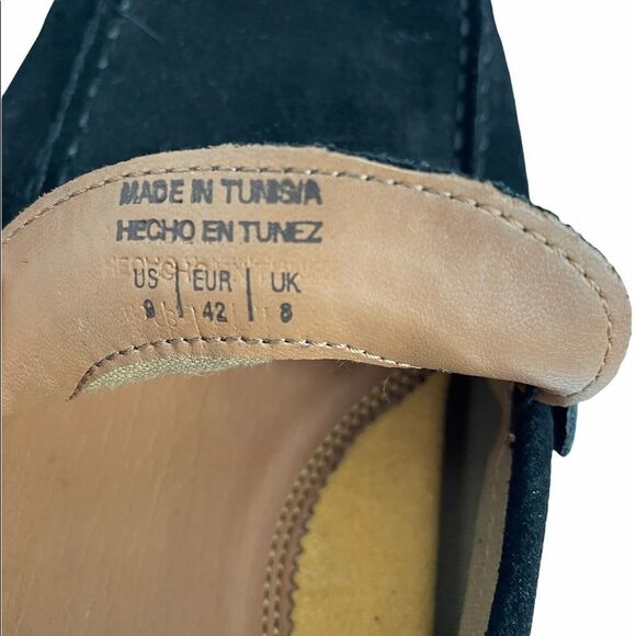 Aldo Black Suede Loafers NWOB Size 9 - Picture 3 of 4